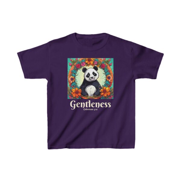 Gentleness Panda Girls' Tee – Inspired by Colossians 3:12 - Image 11