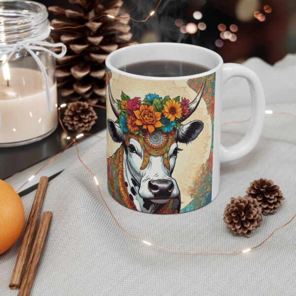 Mom’s Love Cow Mug – Sip with Comfort, Love, and Grace