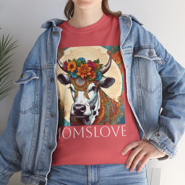 Mom’s Love Cow Women’s T-Shirt – Grace, Strength, and Nurturing Love - Image 9