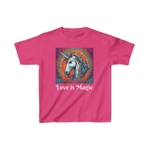 Love is Magic Girls' Unicorn Tee - Image 3