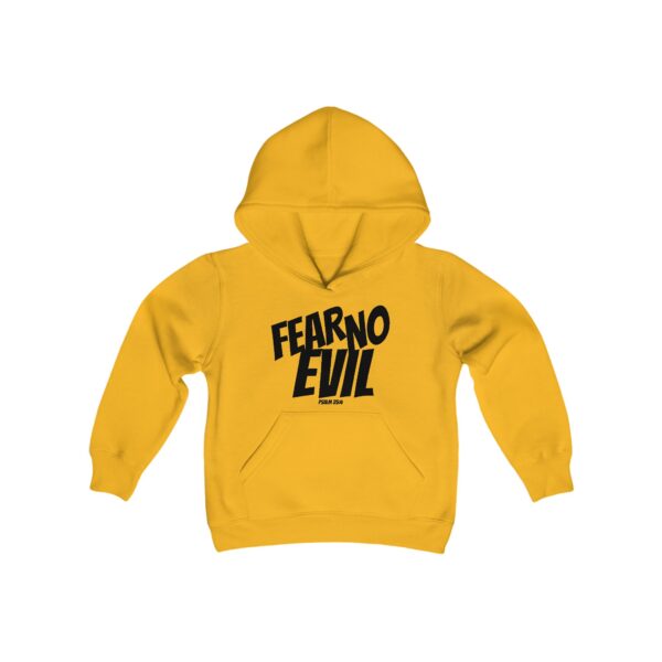 Fear No Evil Kid's Sweatshirt – Inspired by Psalm 23:4 - Image 9