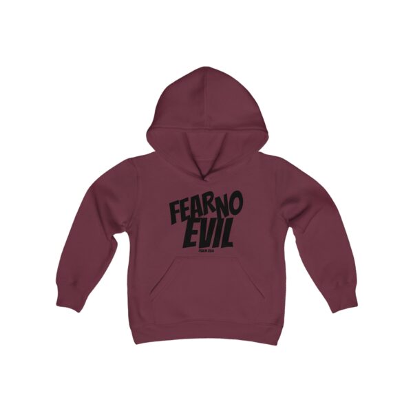 Fear No Evil Kid's Sweatshirt – Inspired by Psalm 23:4 - Image 13