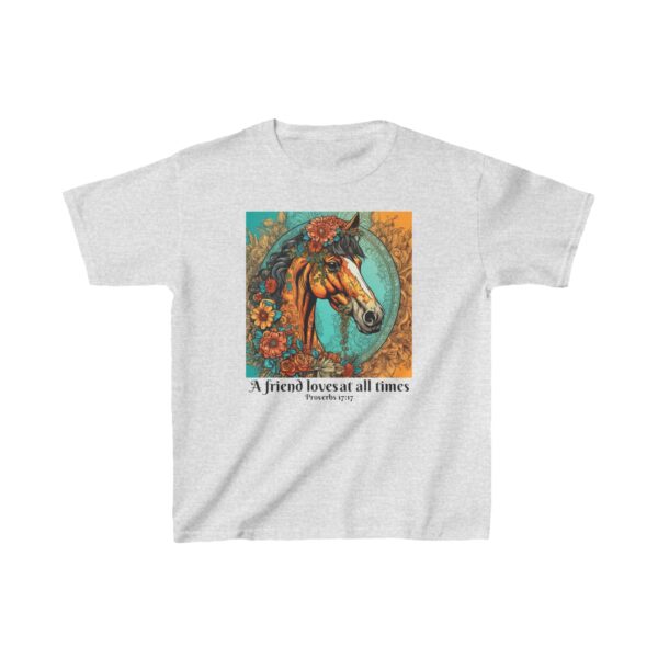 Friendship Horse Girls' Tee – Inspired by Proverbs 17:17