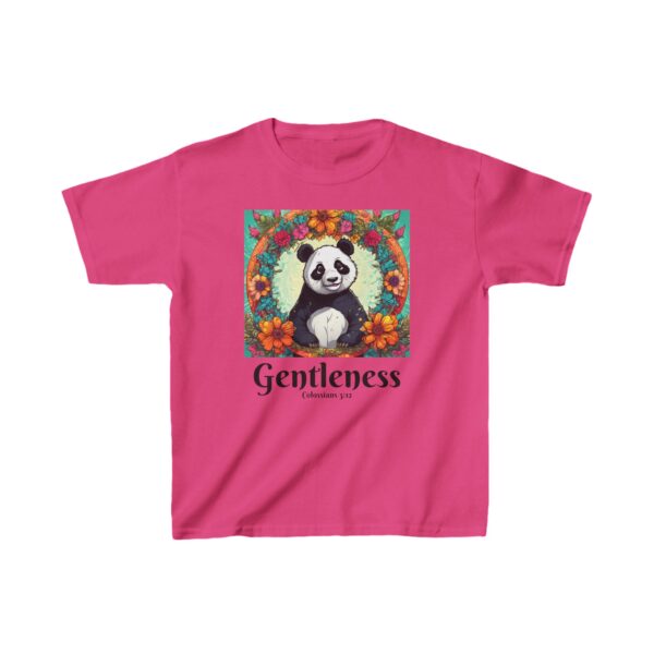 Gentleness Panda Girls' Tee – Inspired by Colossians 3:12 - Image 5