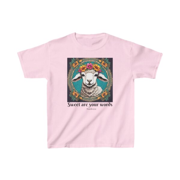 Little Lamb Girls' T-Shirt – Inspired by Proverbs 17:17 - Image 3