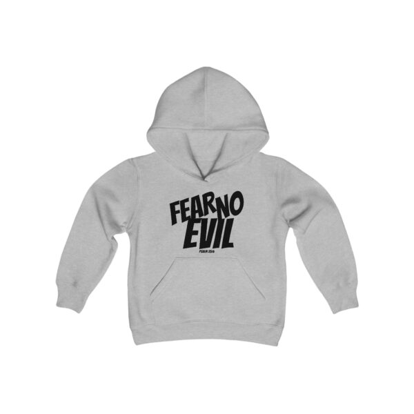 Fear No Evil Kid's Sweatshirt – Inspired by Psalm 23:4 - Image 7