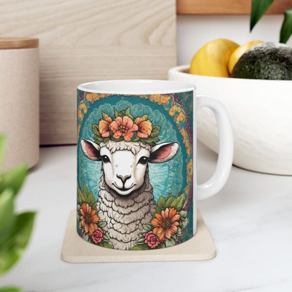 Mom’s Love Lamb Mug – Sip with Peace, Love, and Grace