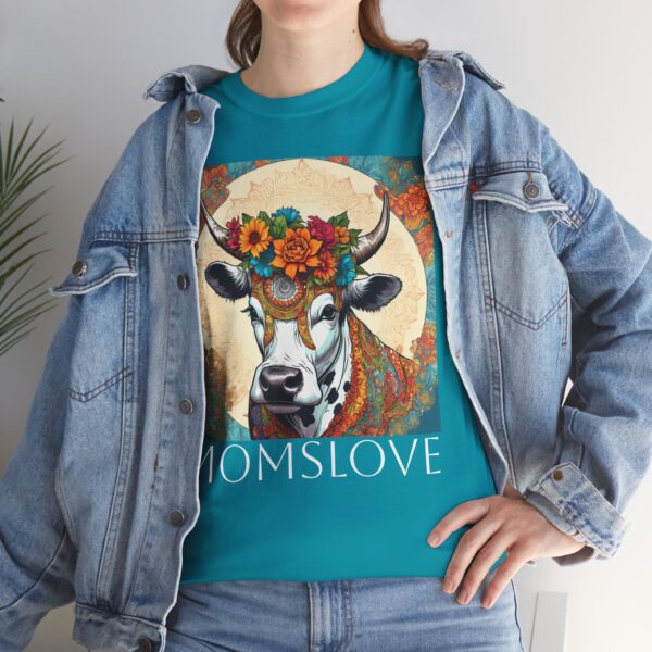 Mom’s Love Cow Women’s T-Shirt – Grace, Strength, and Nurturing Love - Image 4