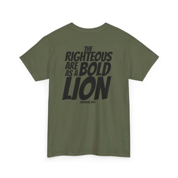 Bold as a Lion: Men's Shirt – Inspired by Proverbs 28:1 - Image 34