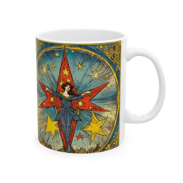 Vintage Star: Mug – A Celestial Touch for Your Morning - Image 4