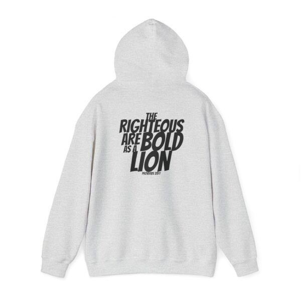 Bold As A Lion: Men's Sweatshirt – Inspired by Proverbs 28:1 - Image 27