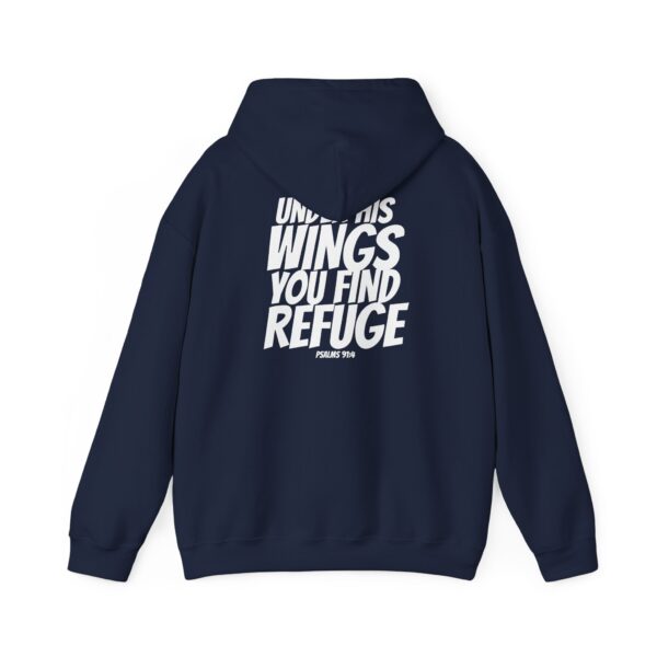 Under His Wings: Men's Sweatshirt – Inspired by Psalm 91:4 - Image 36