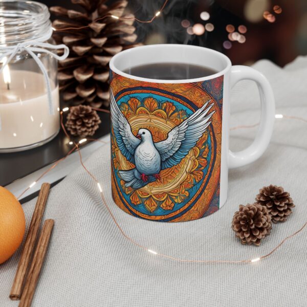 Mom’s Love Dove Mug – A Peaceful Sip of Comfort - Image 5