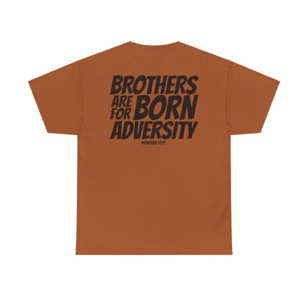 Brothers Are Born for Adversity Men's Shirt – Inspired by Proverbs 17:17 - Image 2