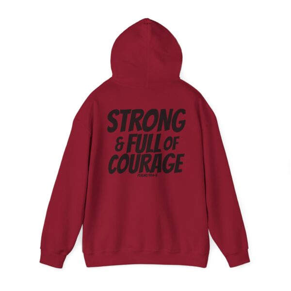 Strong and Full of Courage Men's Sweatshirt – Inspired by Joshua 1:9 - Image 13