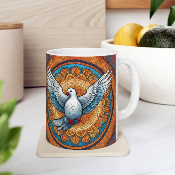 Mom’s Love Dove Mug – A Peaceful Sip of Comfort - Image 8