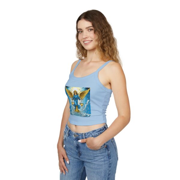 Golden Angel: Women's Spaghetti Strap Tank Top - Image 5