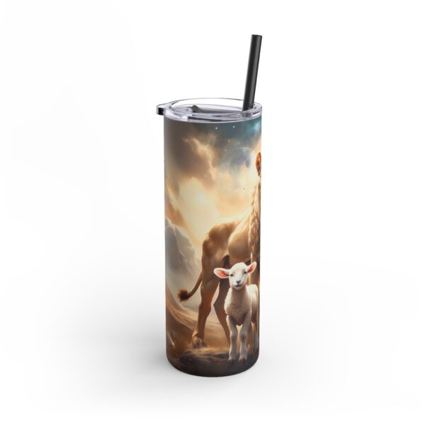 Lioness and Lamb Tumbler – A Serene, Peaceful Vibe for On-the-Go - Image 3