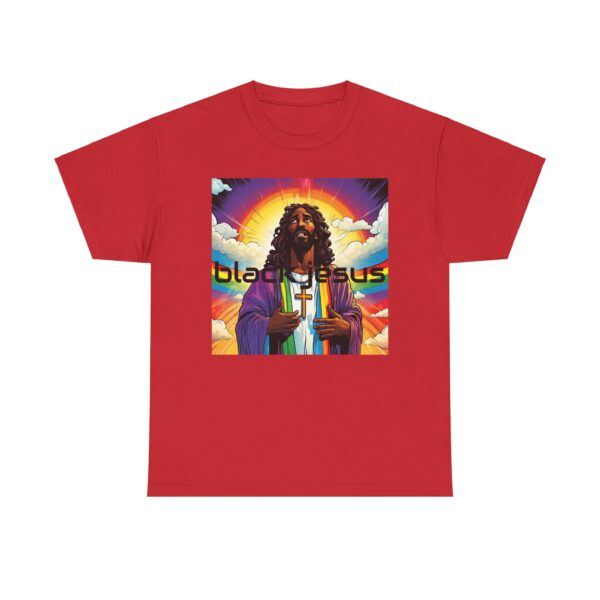 Black Jesus Men's T-Shirt - Image 37