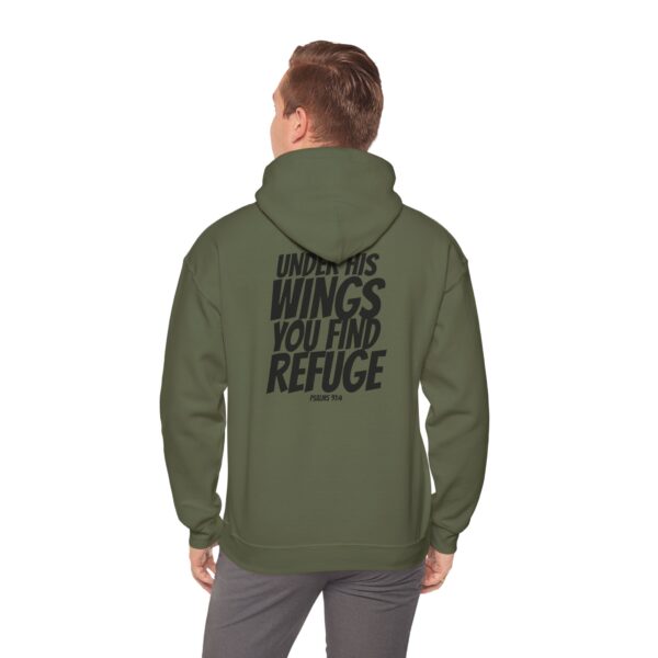 Under His Wings: Men's Sweatshirt – Inspired by Psalm 91:4 - Image 28