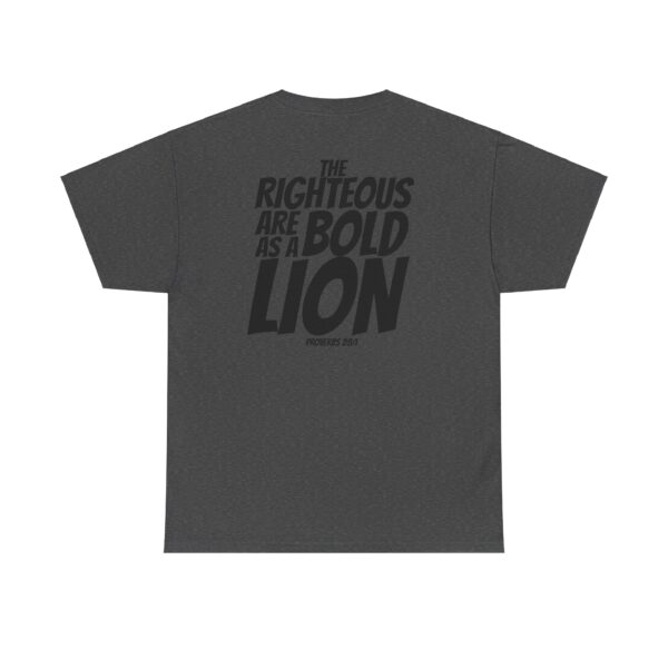 Bold as a Lion: Men's Shirt – Inspired by Proverbs 28:1 - Image 18