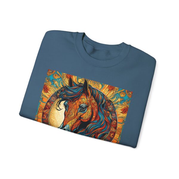 Midnight Mustang: Women's Sweatshirt - Image 7