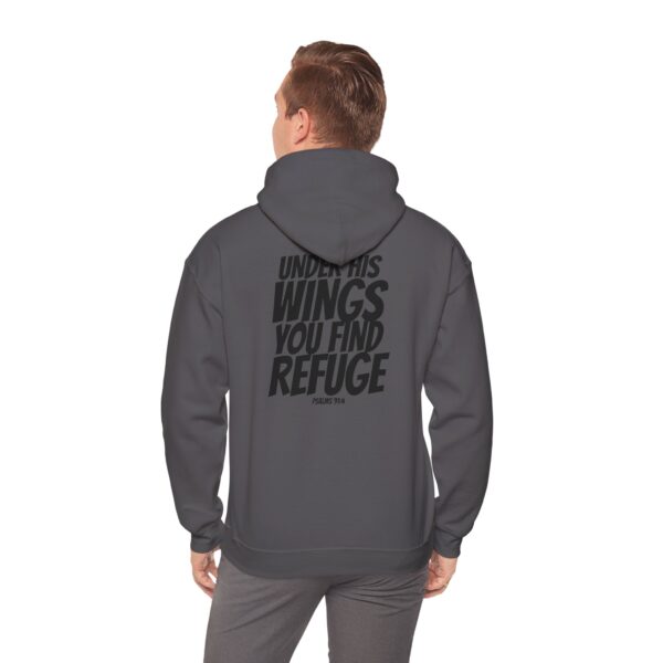 Under His Wings: Men's Sweatshirt – Inspired by Psalm 91:4 - Image 34