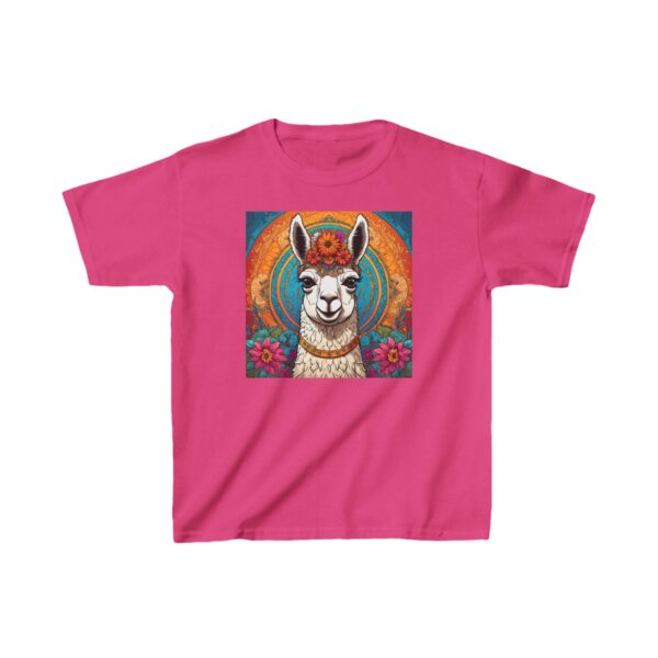 Zen Llama Girls' T-Shirt - Image 3