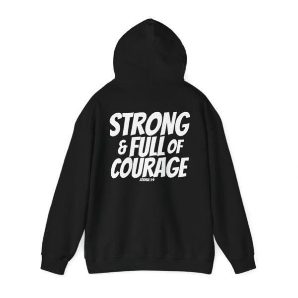 Strong and Full of Courage Men's Sweatshirt – Inspired by Joshua 1:9 - Image 23