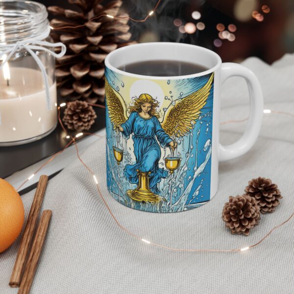 Golden Angel: Mug – An Angelic Touch for Your Morning