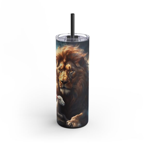 Lion and Lamb Tumbler – A Symbol of Peace and Tranquility - Image 2