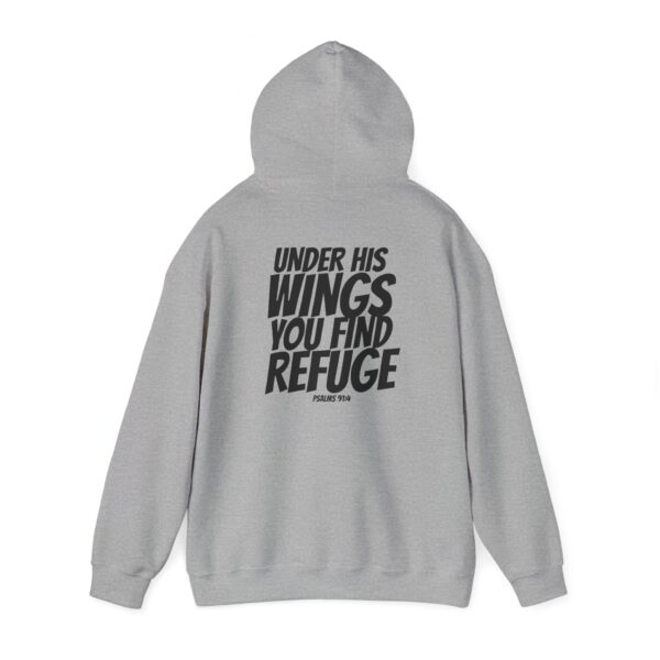 Under His Wings: Men's Sweatshirt – Inspired by Psalm 91:4 - Image 7