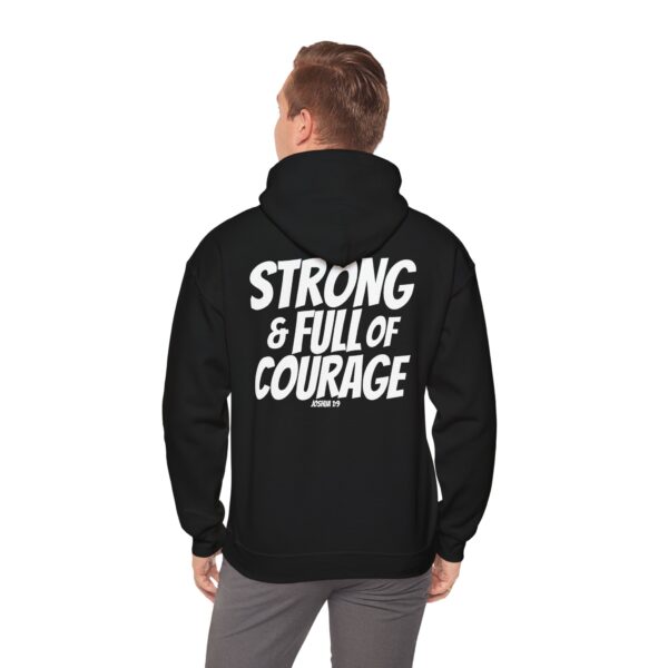 Strong and Full of Courage Men's Sweatshirt – Inspired by Joshua 1:9 - Image 26