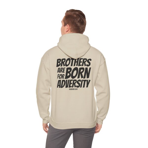 Brothers Are Born for Adversity: Men's Sweatshirt – Inspired by Proverbs 17:17 - Image 6