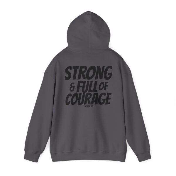 Strong and Full of Courage Men's Sweatshirt – Inspired by Joshua 1:9 - Image 35