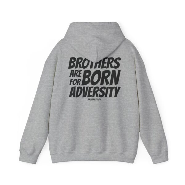 Brothers Are Born for Adversity: Men's Sweatshirt – Inspired by Proverbs 17:17 - Image 8