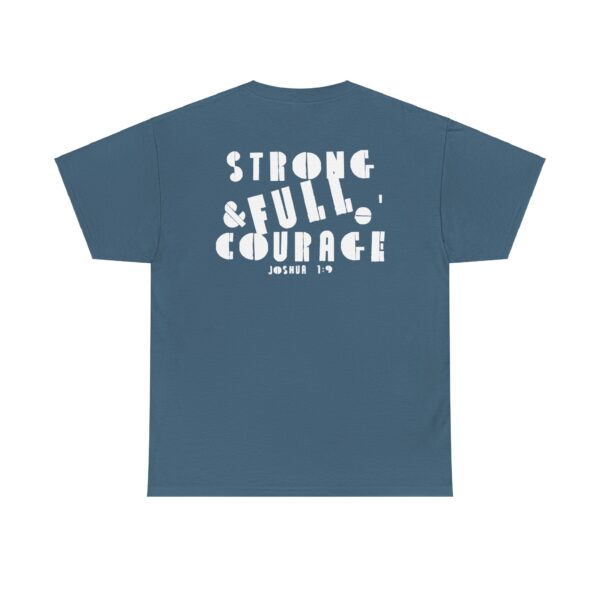 Strong and Full of Courage Men's Shirt – Inspired by Joshua 1:9 - Image 2