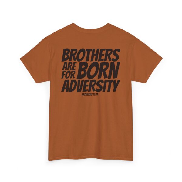 Brothers Are Born for Adversity Men's Shirt – Inspired by Proverbs 17:17 - Image 4