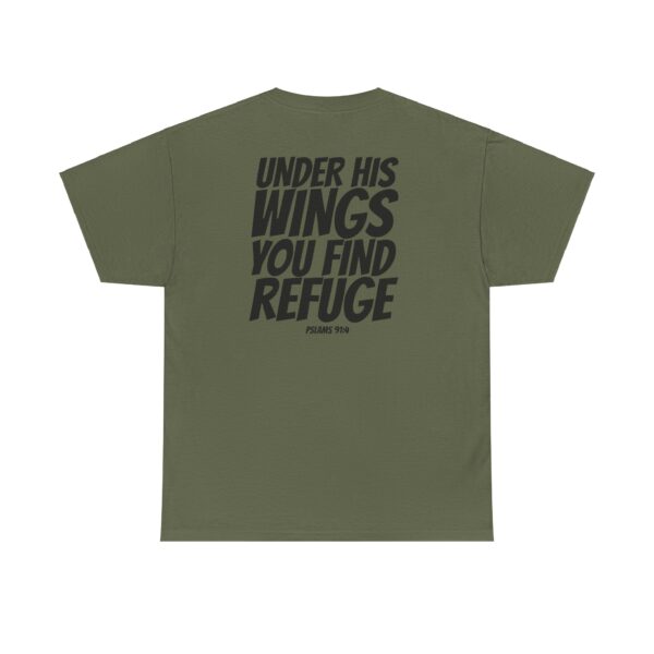 Under His Wings: Men's Shirt – Inspired by Psalm 91:4 - Image 2