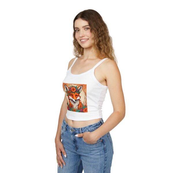 Fab' Fox: Women's Spaghetti Strap Tank Top - Image 8