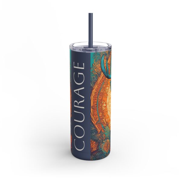 Strong and Full of Courage: Tumbler - Image 3