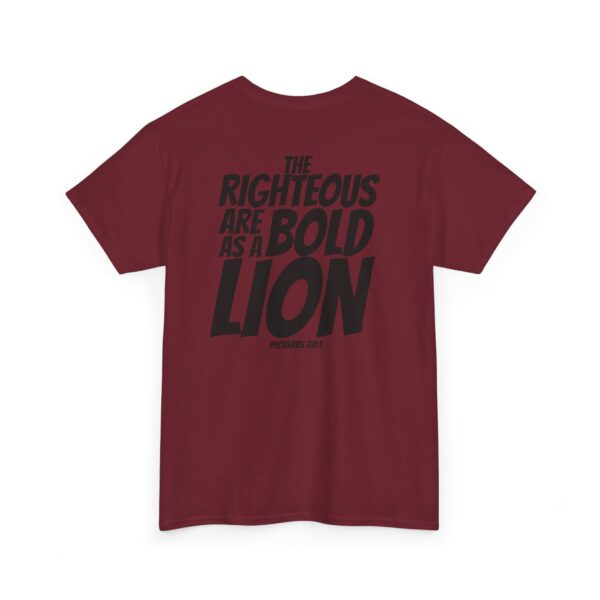 Bold as a Lion: Men's Shirt – Inspired by Proverbs 28:1 - Image 50