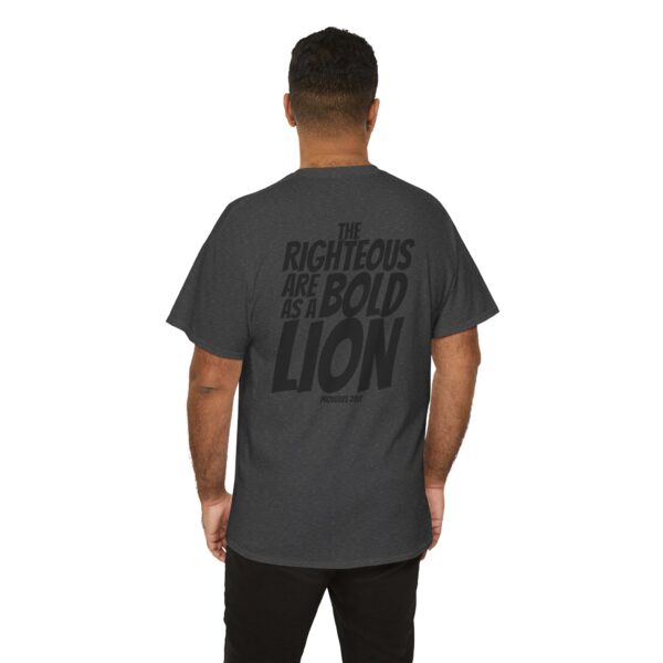 Bold as a Lion: Men's Shirt – Inspired by Proverbs 28:1 - Image 20