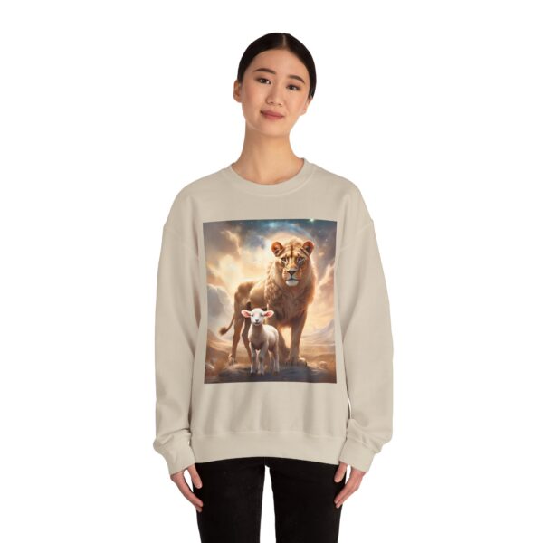 Lioness and Lamb Sweatshirt – Cozy, Durable, and Meaningful - Image 4