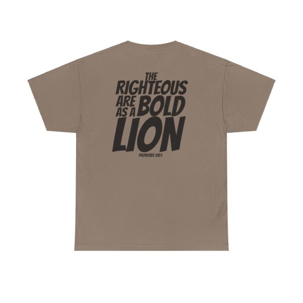 Bold as a Lion: Men's Shirt – Inspired by Proverbs 28:1 - Image 28