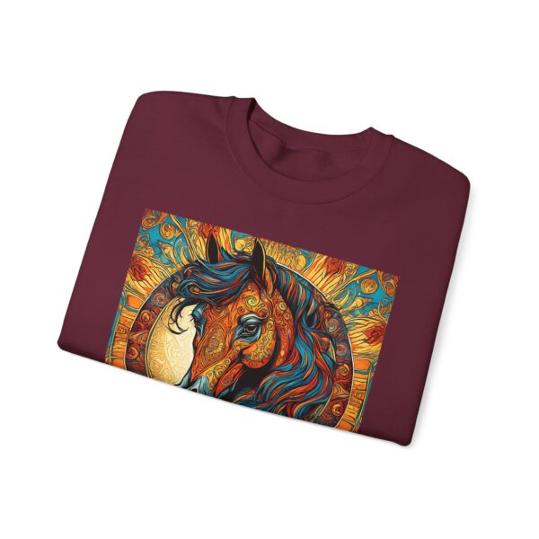 Midnight Mustang: Women's Sweatshirt - Image 3