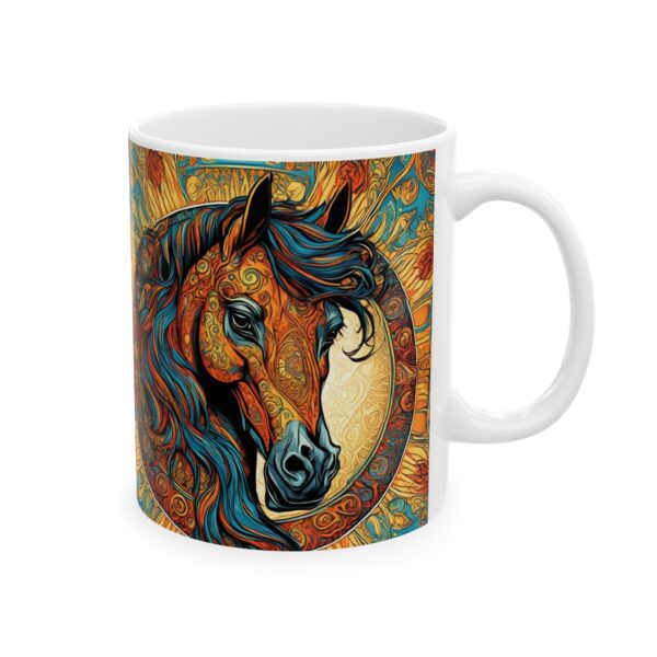 Midnight Mustang: Mug – Sip with Strength, Freedom, and Love - Image 3