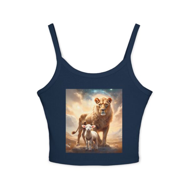 The Lioness & The Lamb: Women's Spaghetti Strap Tank Top