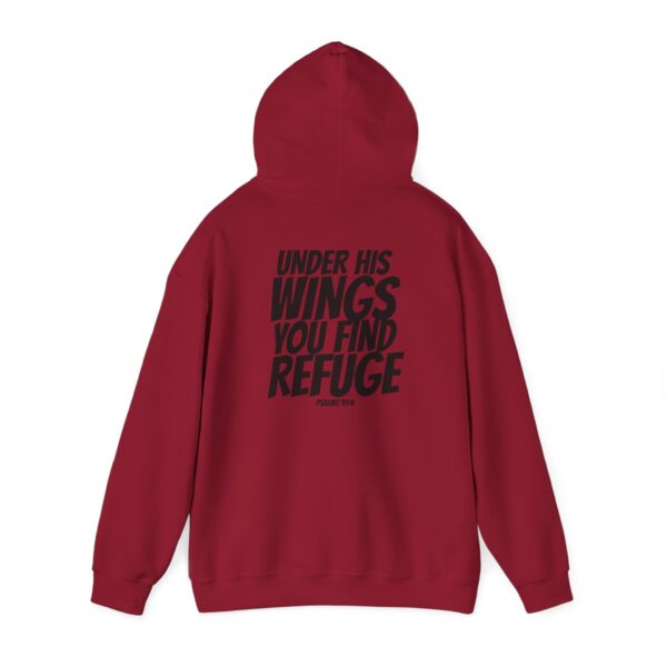 Under His Wings: Men's Sweatshirt – Inspired by Psalm 91:4 - Image 3