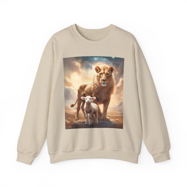 Lioness and Lamb Sweatshirt – Cozy, Durable, and Meaningful